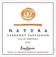 Natura by Emiliana - Cabernet Sauvignon Central Valley (750ml) (750ml)